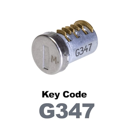 Global Replacement Lock Cylinder, For Master Key Applications, For use in Locks with Key Code G347 KC-SM-NK-347